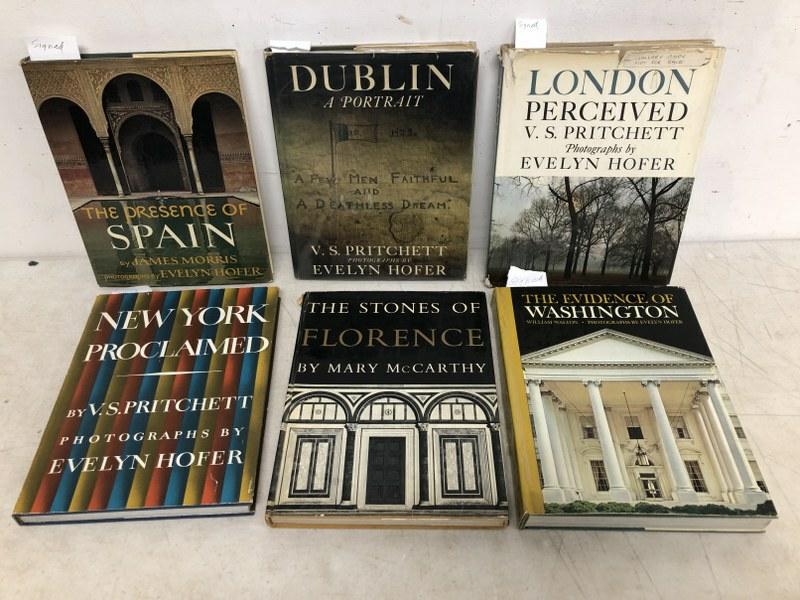 SIX BOOKS SIGNED BY EVELYN HOFER FROM THE ESTATE OF (1 of 5)