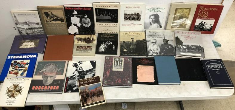 LOT OF 23 BOOKS ON RUSSIAN ART & HISTORY FROM THE (1 of 6)