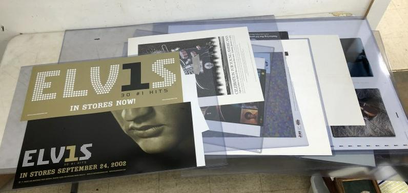 MUSIC POSTER/PRINT LOT KISS MARLEY RHCP ELVIS MORE. LOT (1 of 12)