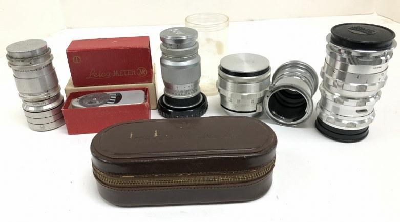 VINTAGE CAMERA ACCESSORIES LOT-LEICA METER, SOME (1 of 10)