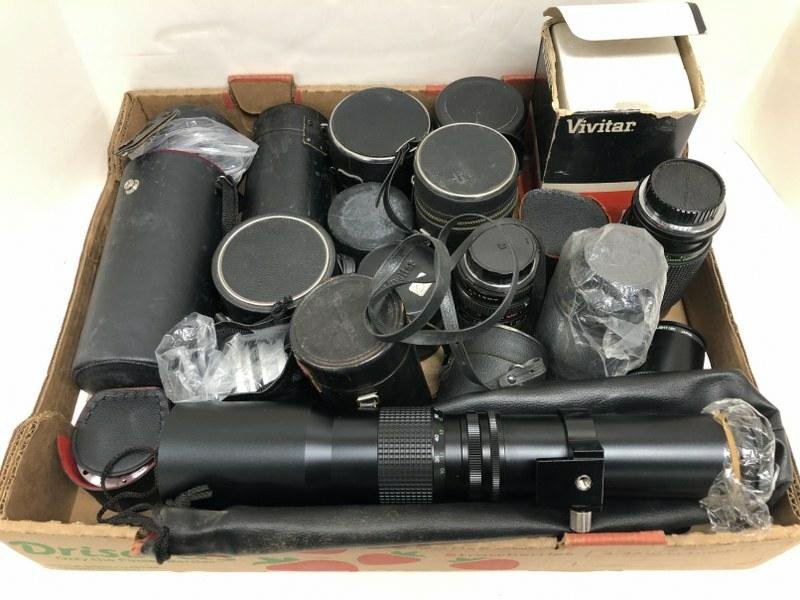(19) LENSES FROM CAMERA COLLECTOR-DEALER'S ESTATE IN (1 of 3)
