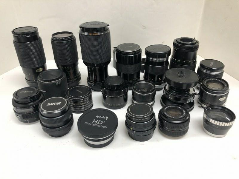 (19) LENSES FROM CAMERA COLLECTOR-DEALER'S ESTATE IN (1 of 8)
