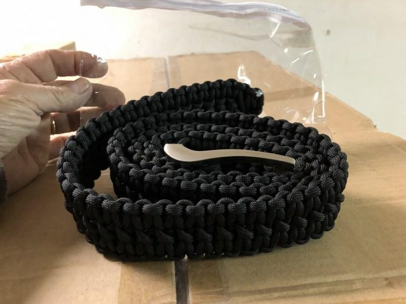 SRG PARACORD SURVIVAL BELTS  BLACK SIZE SMALL 1 BOX OF (1 of 1)