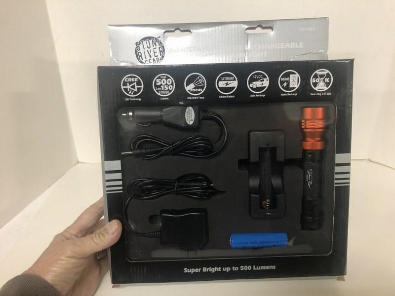 ADJUSTABLE FOCUS RECHARGEABLE LED FLASHLIGHT SRGITAFR (1 of 2)