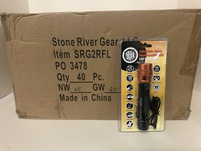 USB  ADJUSTABLE FOCUS RECHARGEABLE USB LED FLASHLIGHT (1 of 2)