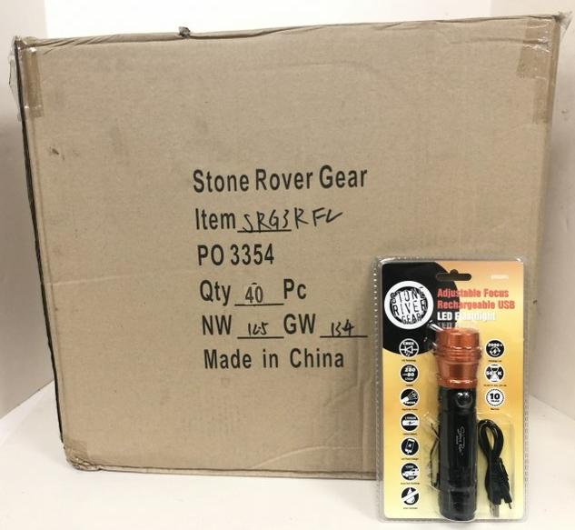 ADJUSTABLE FOCUS RECHARGEABLE USB LED FLASHLIGHT. 5.5" (1 of 2)