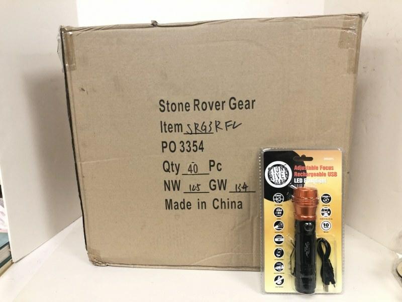 ADJUSTABLE FOCUS RECHARGEABLE USB LED FLASHLIGHT. 5.5" (1 of 2)