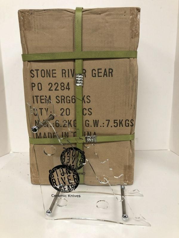 STONE RIVER GEAR SRG6CKS PLEXIGLASS KNIFE STAND 20 PER (1 of 1)