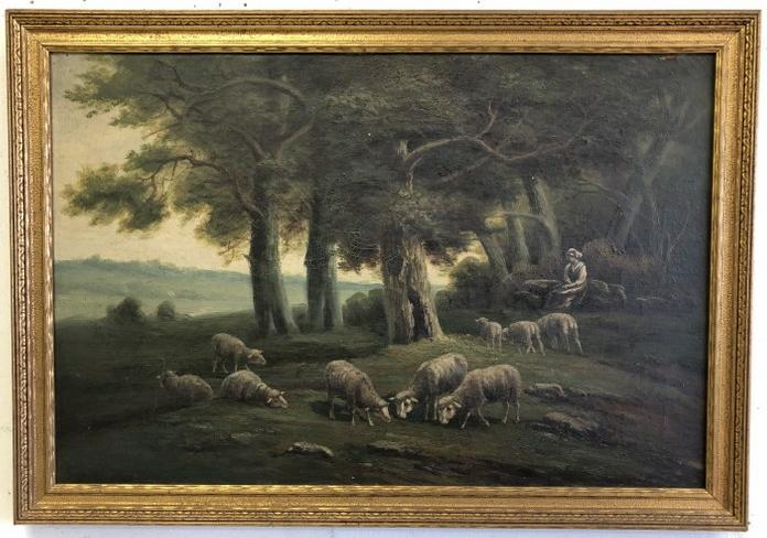 CHARLES FERDINAND CERAMANO (1831-1909) BELGIUM - O/C (1 of 4)