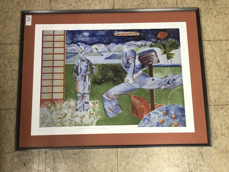 WILSON MCLEAN (B 1937) SIGNED ILLUSTRATION PRINT , (1 of 4)