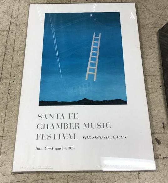 GEORGIA O'KEEFE POSTER - SANTA FE CHAMBER MUSIC (1 of 1)