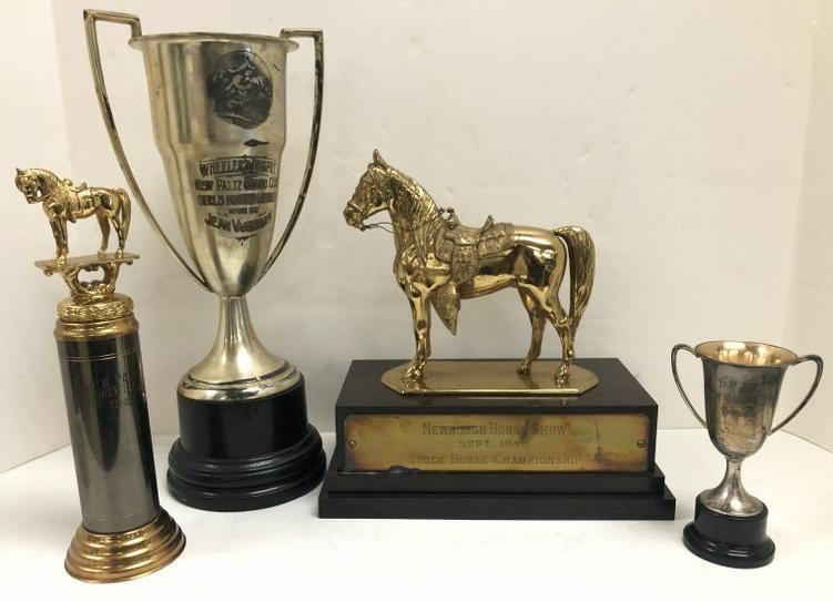 (4) HORSE TROPHIES FROM HOME OF 96 YEAR OLD WESTERN (1 of 6)