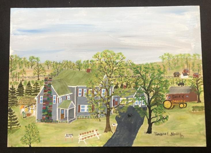 THOMAS E MOSES ( GRANDMA MOSES GREAT GRANDSON) O/B OF (1 of 4)