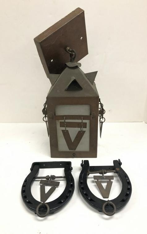 ( BAR V ) RANCH METALWARE LOT INCL. COPPER CEILING (1 of 6)