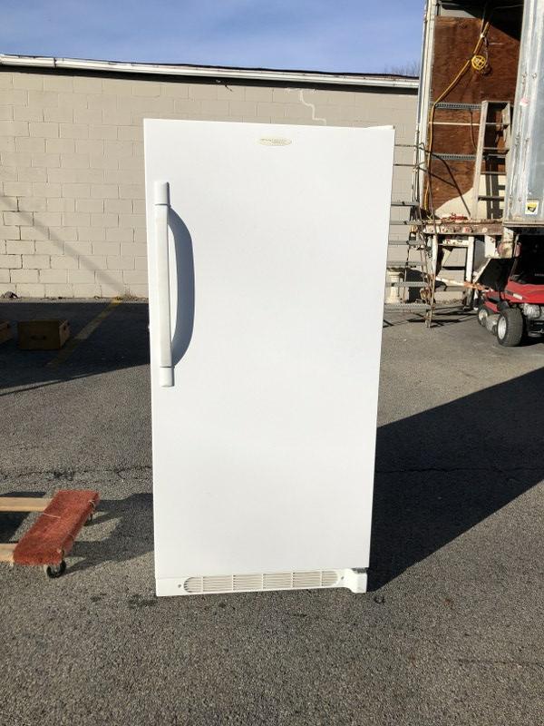 LIKE NEW FRIGIDAIRE UPRIGHT FREEZER, FROM ESTATE IN (1 of 3)