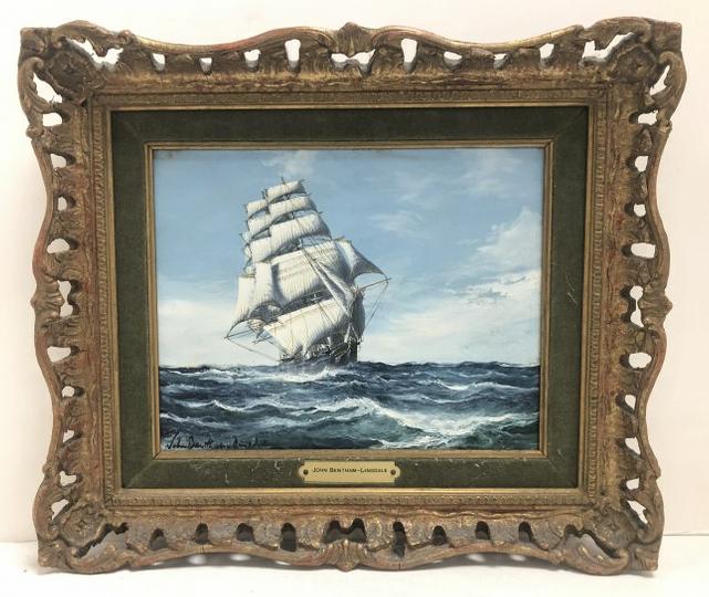 JOHN BENTHAM - DINSDALE  (1927-2008) O/B CLIPPER SHIP, (1 of 5)