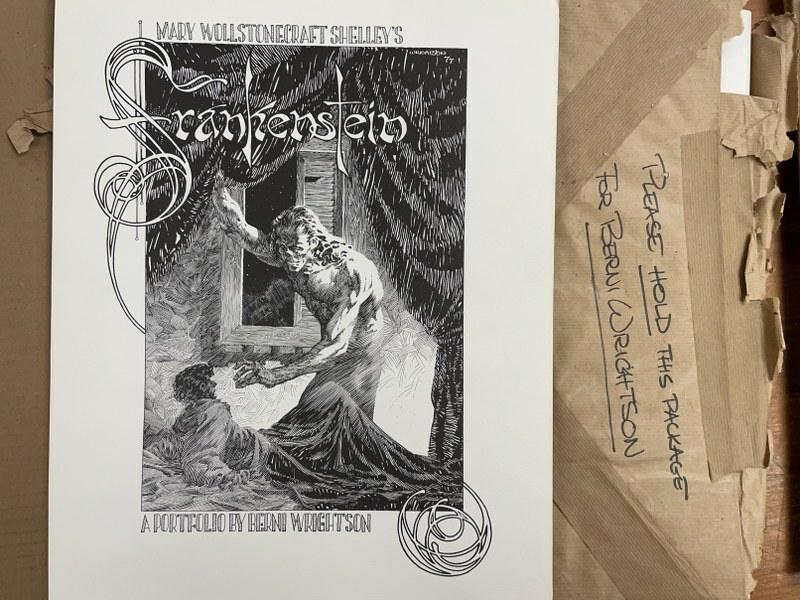 LOT OF 15 UNSIGNED BERNI WRIGHTSON FRANKENSTEIN (1 of 6)