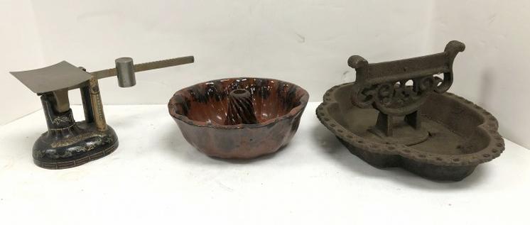 (3PC.) ESTATE LOT INCL. FAIRBANKS DECORATED POSTAL (1 of 8)