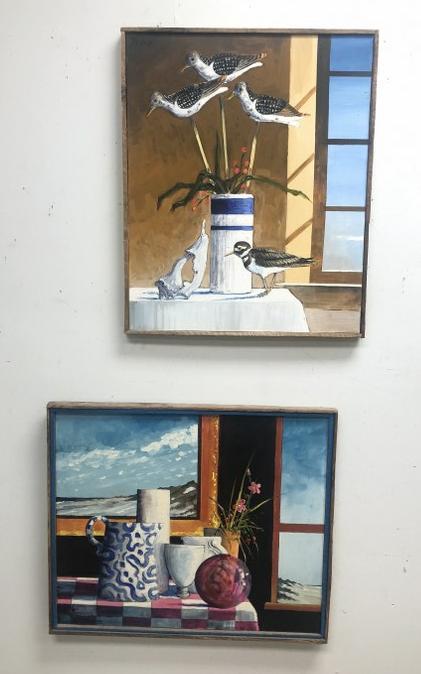 (2) WALT DESEL OIL PAINTINGS (1920-2006) FROM HUDSON (1 of 4)