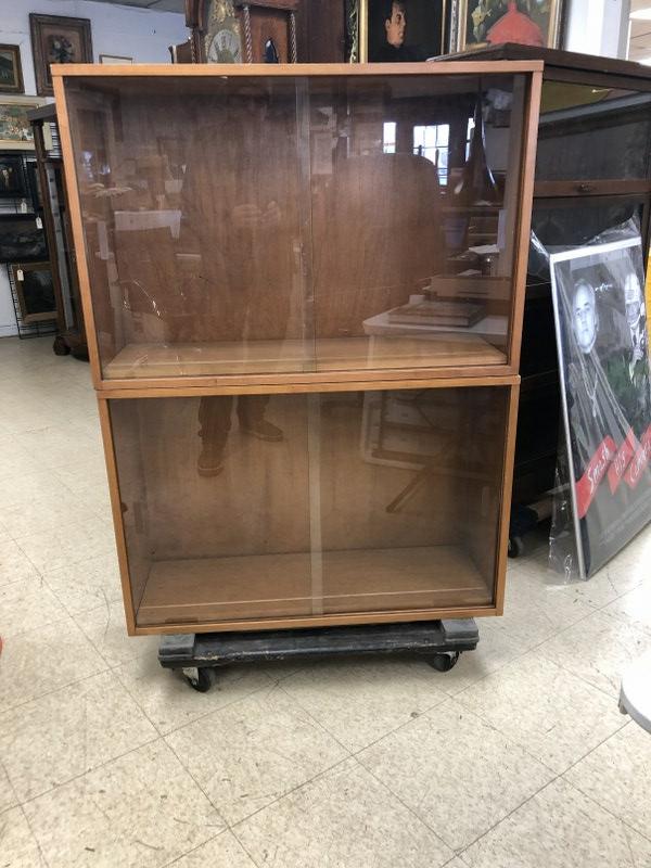 Paul Mcobb Planner Group 2 stack sliding door bookcase, (1 of 5)