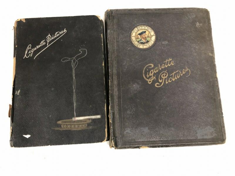 (2) albums of English cigarette cards (100's) good lot (1 of 9)