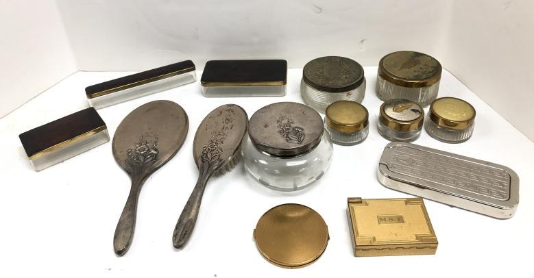 Vintage ladies vanity accessories including sterling (1 of 7)