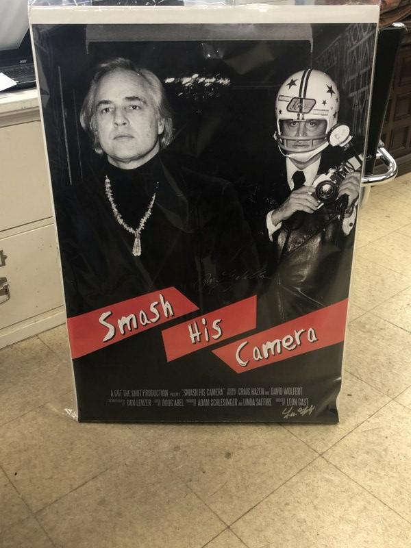 Smash His Camera 1 sheet movie poster, signed by (1 of 1)