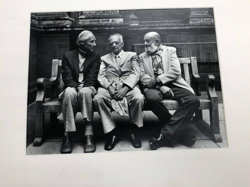 Paul Joyce photograph of Bill Brandt, Brassai & Ansel Adams, London July 1976 15 of 75. From NYC (1 of 5)