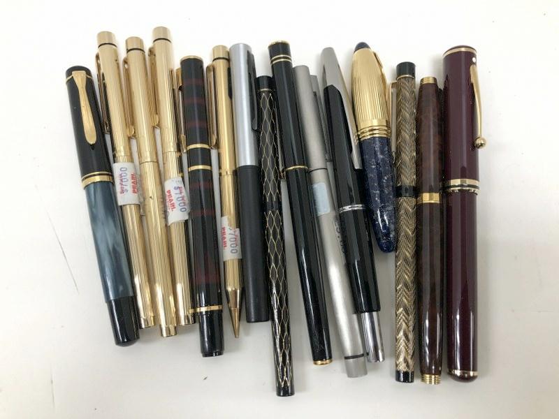 (15) pcs. New stock fountain pens (1 pencil) from estate of pen dealer. No cases, just as we found (1 of 1)