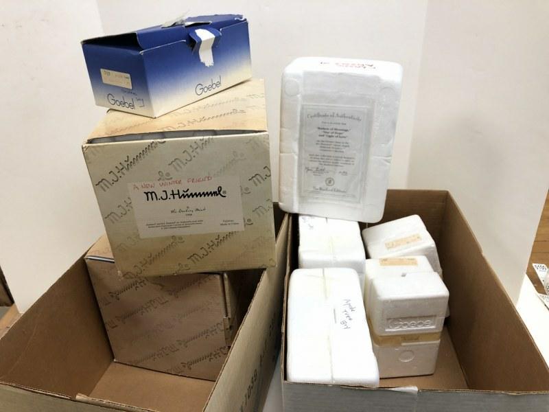 (8) Hummel larger figures & 3 Christmas ornaments,  from estate collection we are selling. (4) in (1 of 8)