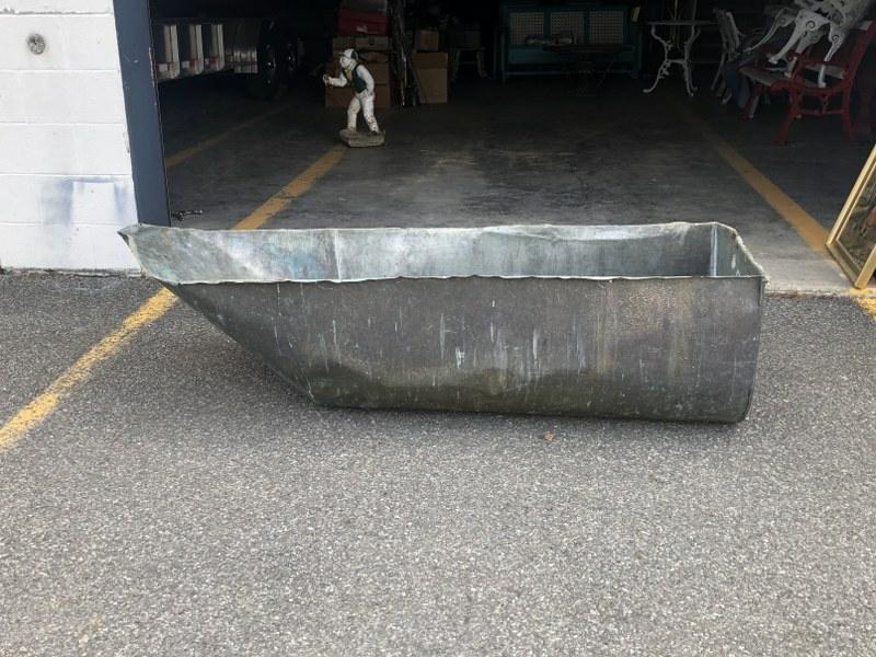 Old copper bathtub insert, from Hudson Valley home, nice to use in a garden or repurposeâ€¦.Measures (1 of 3)