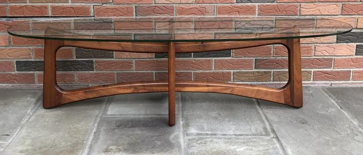 Adrian Pearsall Mid Century ribbon coffee table in extremely excellent condition, from local estate, (1 of 7)