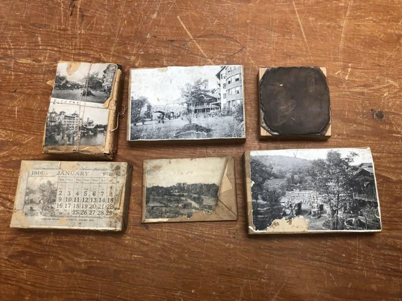 (6) circa 1915 Mohonk Mountain House copper printing blocks, used for their annual advertising (1 of 4)