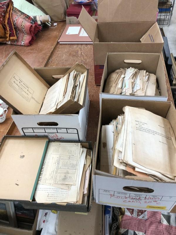Big lot early 20th century ROCKLAND NEWS billheads, correspondence, receipts, & related ephemera (1 of 17)