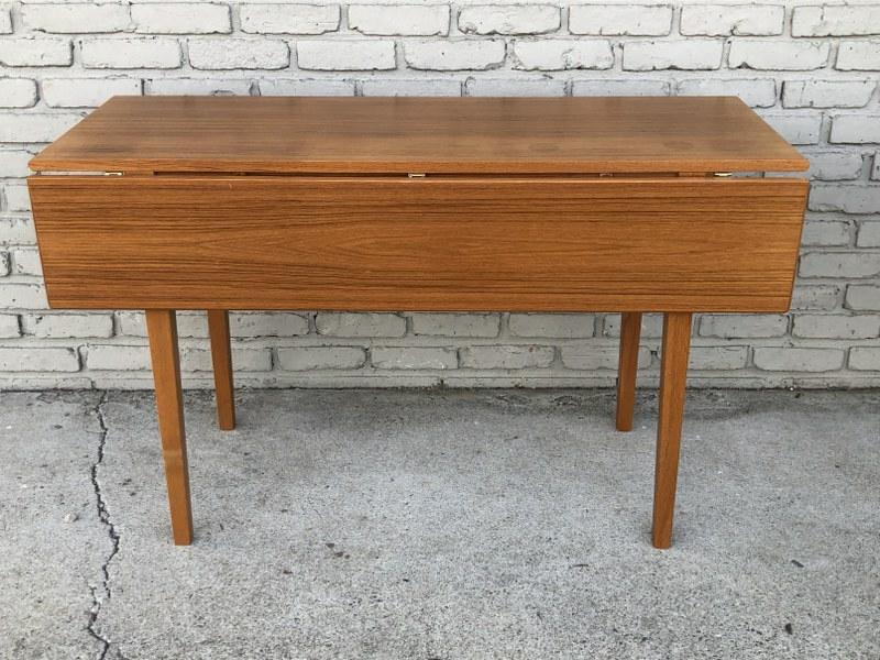 FBJ Mobler Made in Denmark teak drop leaf table, from fine New Paltz, N.Y. home, in nice (1 of 6)