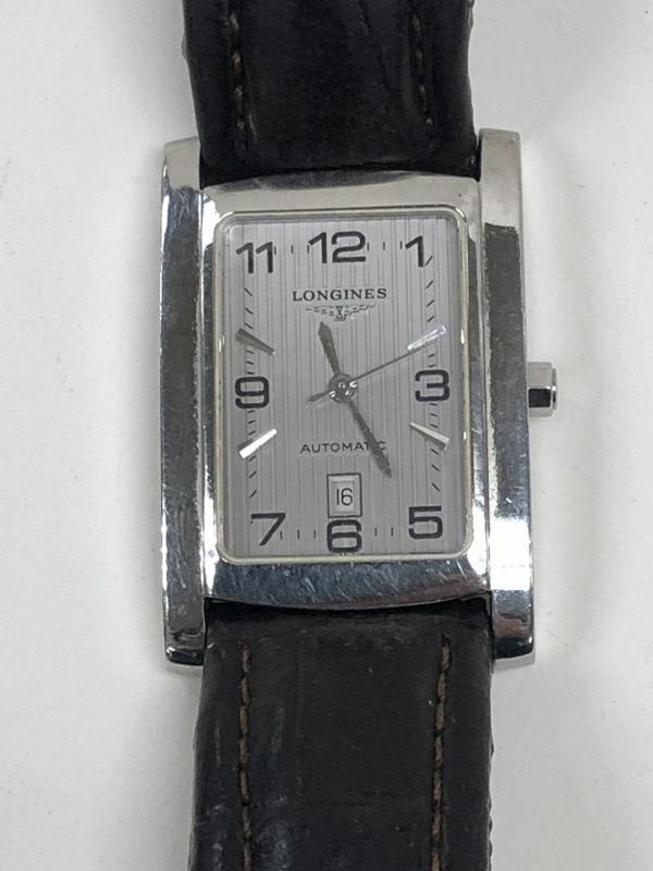 Vintage Longines Automatic rectangular men's wristwatch, from local estate, not running, serial (1 of 3)