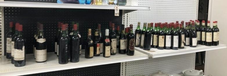 (70) bottles of estate wines, were stored in the basement, moved and bottles wiped of most dust and (1 of 18)