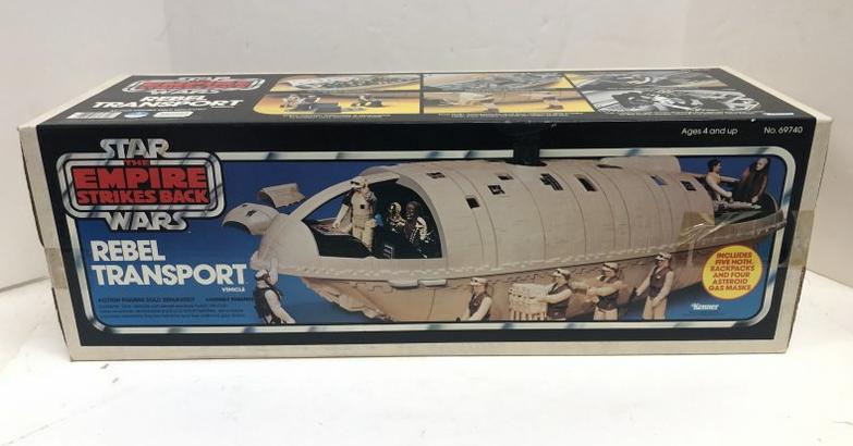 Star Wars Rebel Transport Vehicle MIB, was retaped at ends, decals, instructions, pieces still in (1 of 10)