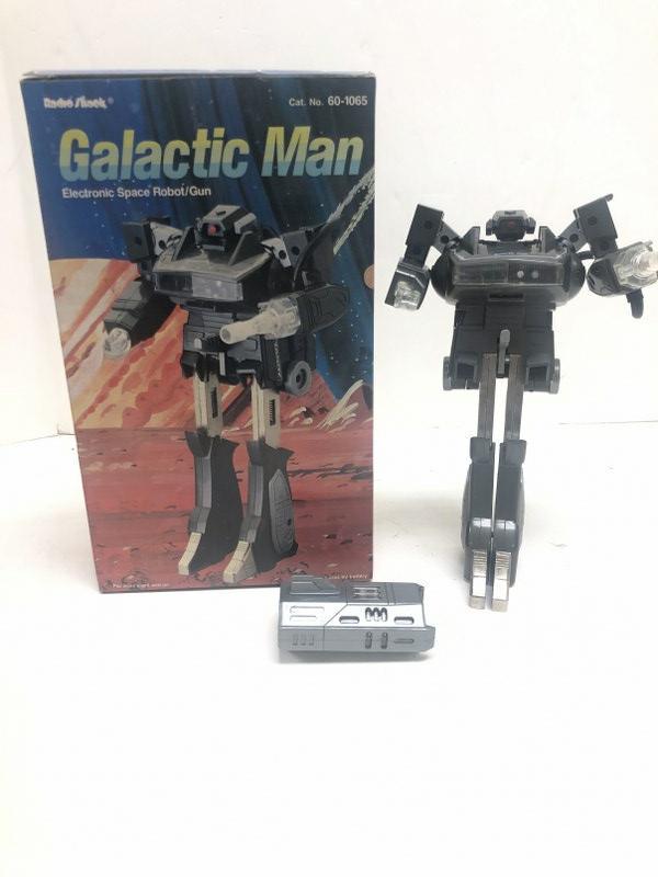 Radio Shack Galactic Man Shockwave Transformers Tandy Shackwave Vintage with original box, just