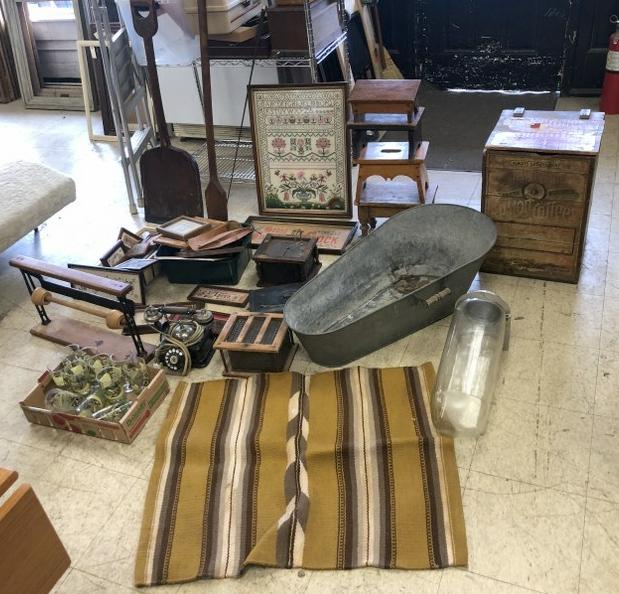 Large estate cart lot from owner of the Woodstock General Store in Woodstock, N.Y. Includes Davey (1 of 17)