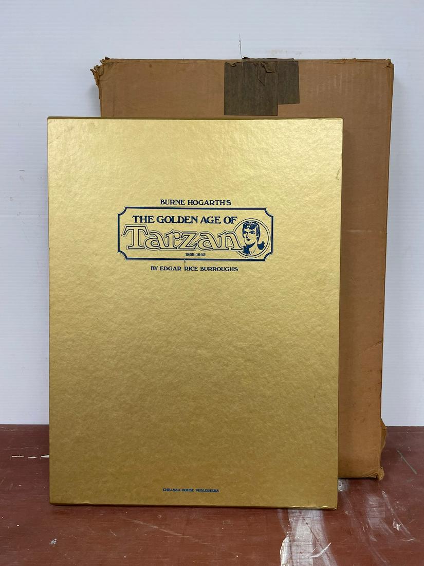 Signed/Numbered Burne Hogarthâ€™s Golden Age of Tarzan. This lot is a copy of the Chelsea House (1 of 9)