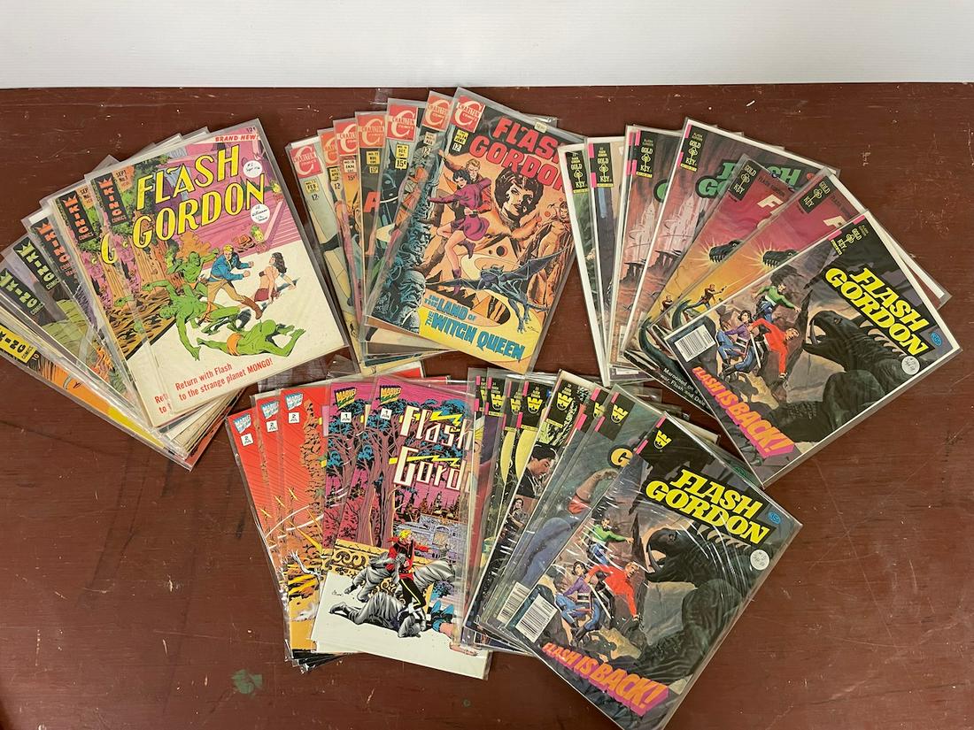 46 issue lot Buck Rogers & Flash Gordon comics. The lot is broken down as follows: Buck (1 of 9)