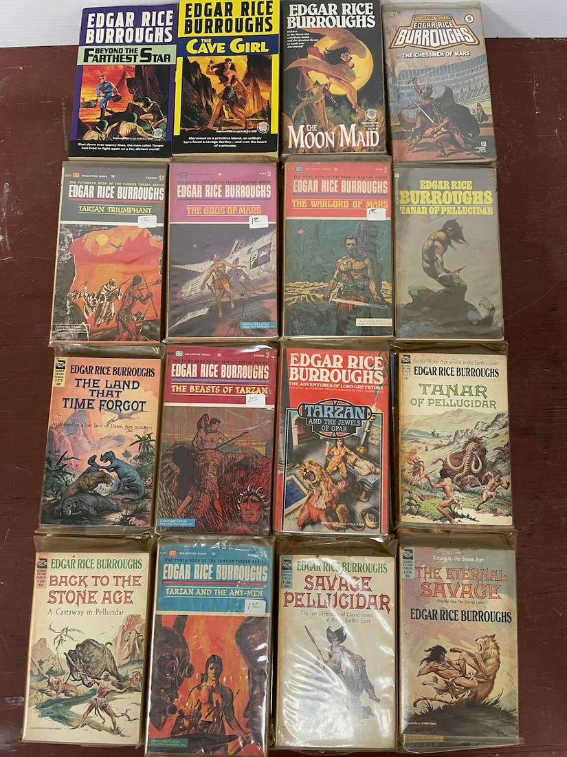 130+ Edgar Rice Burroughs pocket paperback books Tarzan John Carter. Titles vary, publishers include (1 of 11)