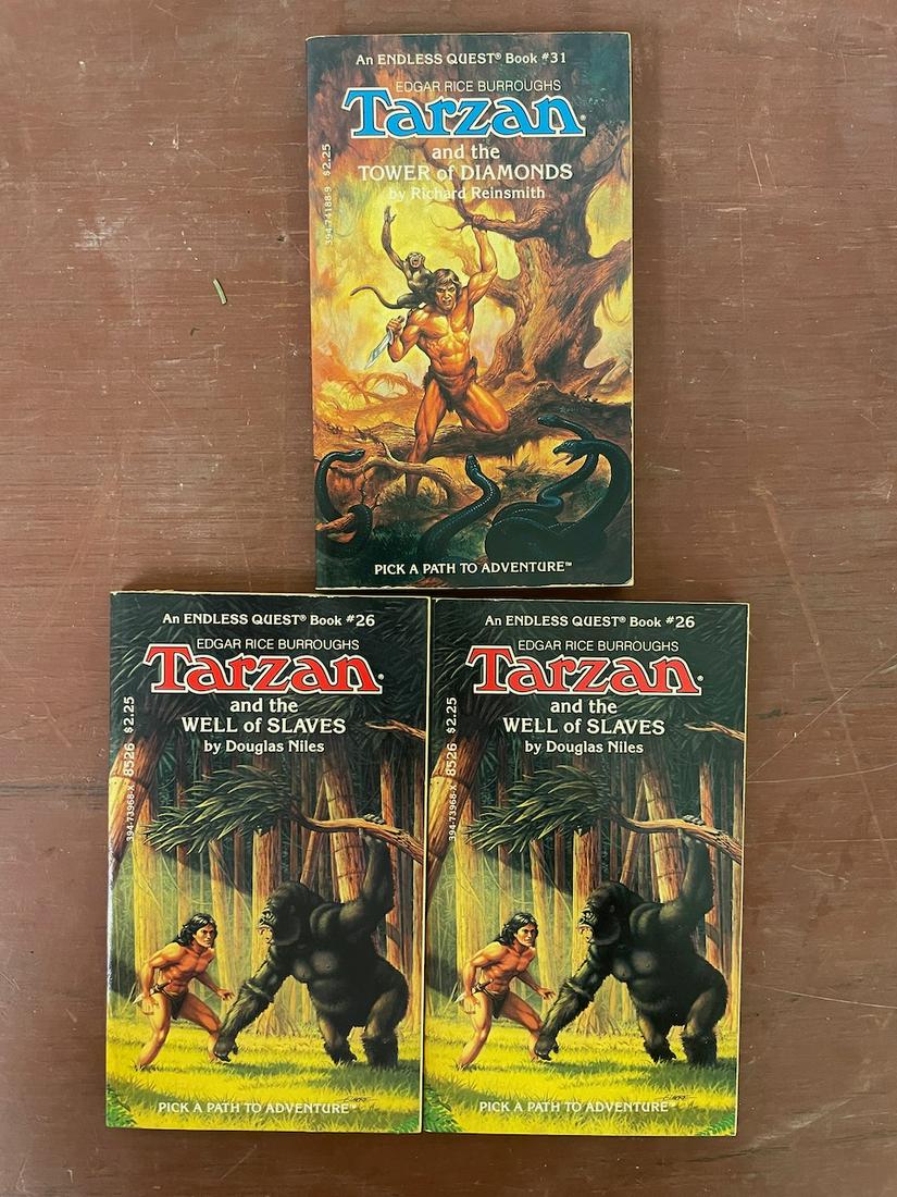 3 TSR Games Tarzan Endless Quest books Tower of Diamonds. From TSR, the company that brought you (1 of 17)