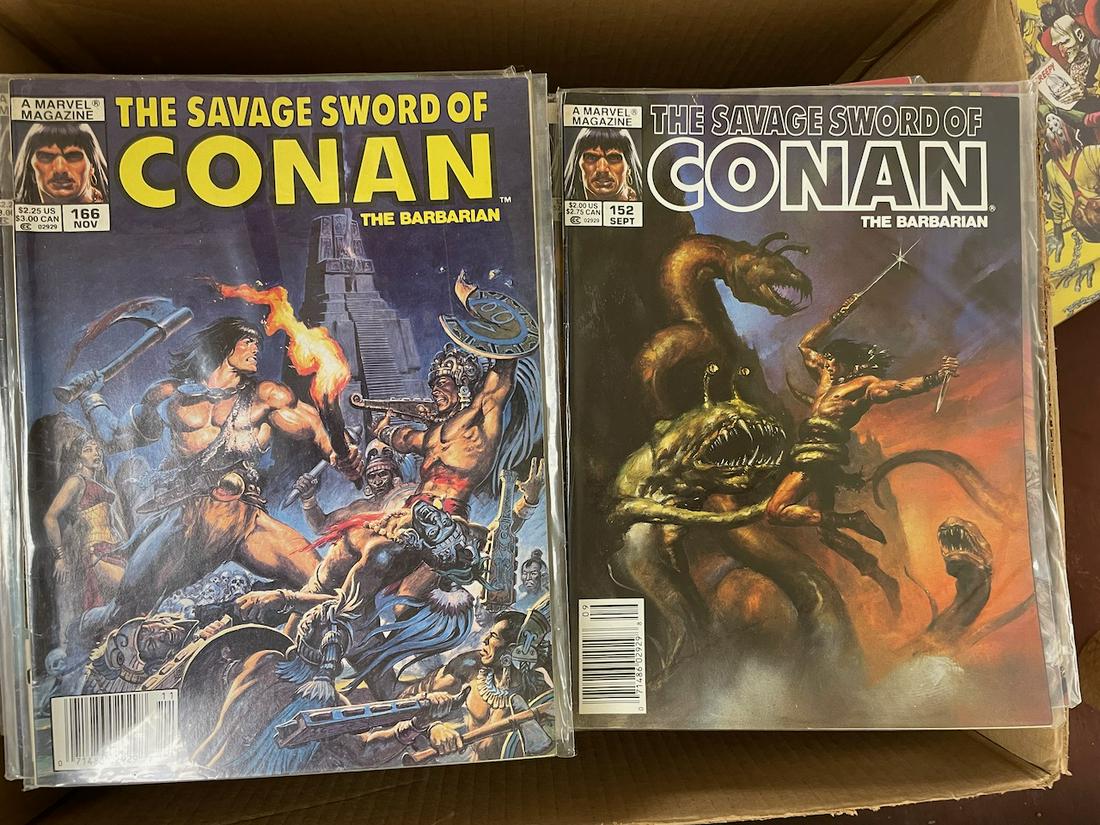 Approx. 275 Marvel Conan B&W Magazines. This lot of Marvel black and white comic magazines includes (1 of 1)