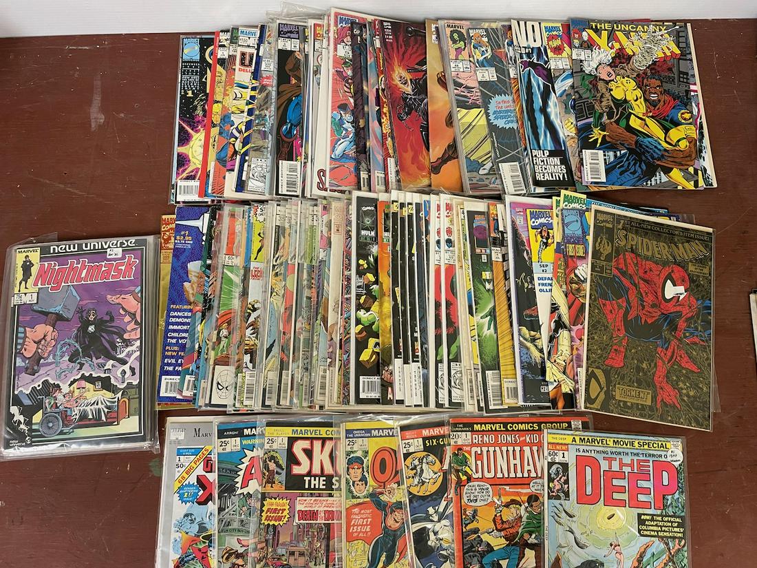 110+ Marvel Comics 1970s-1990s. This lot is predominantly made up of 1990s comics. It includes (1 of 8)