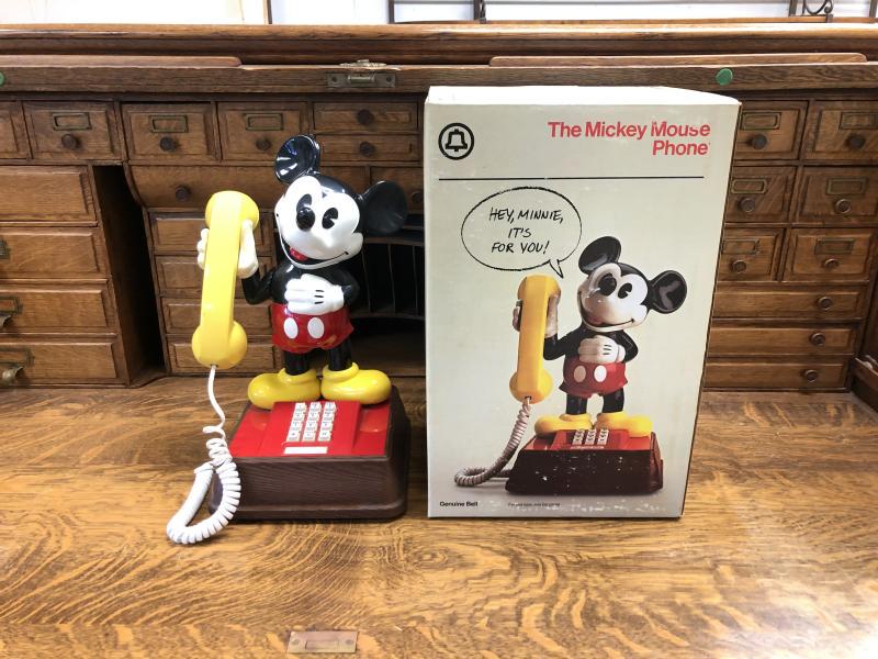 Original Mickey Mouse phone in original box, nice estate condition, ( luckily we found the box in (1 of 8)