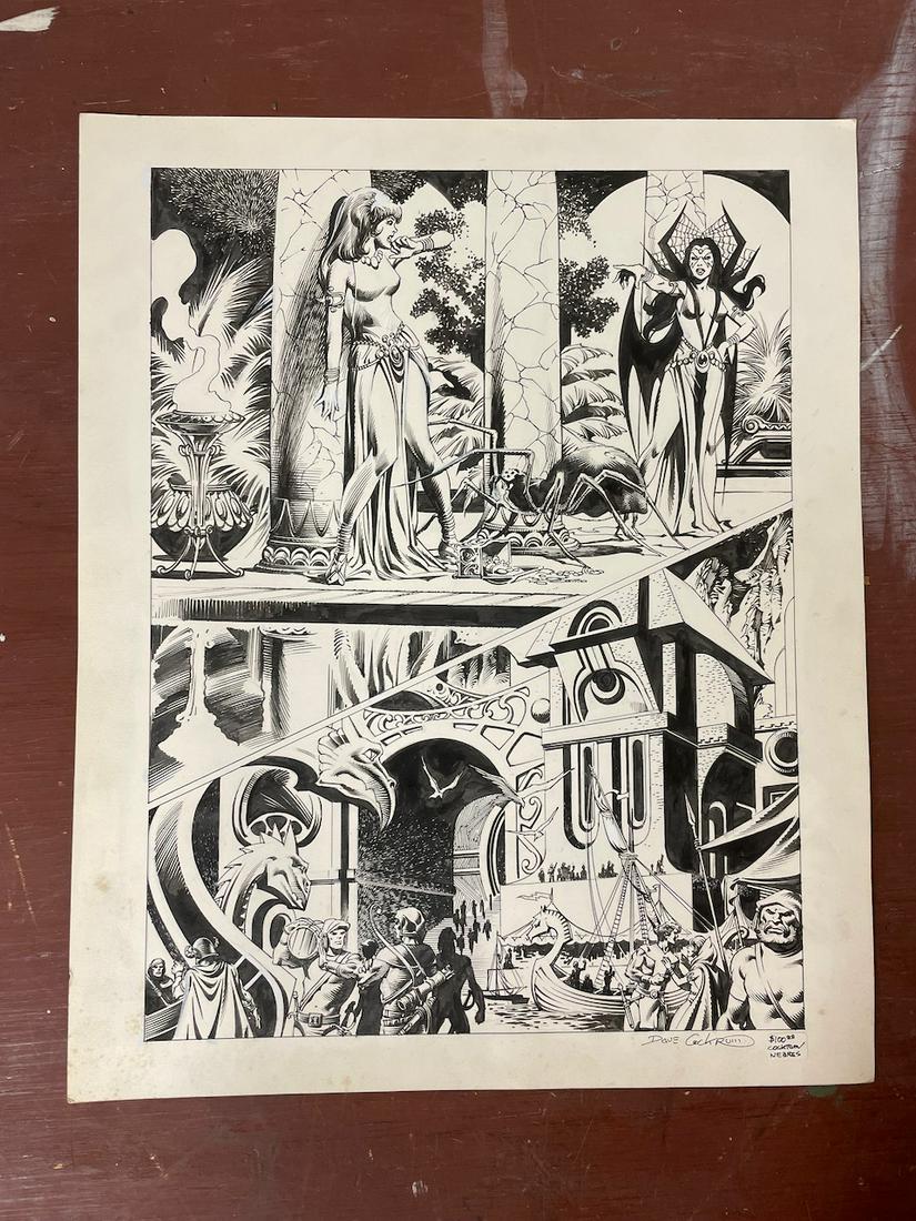 Dave Cockrum original comic art signed. Thereâ€™s no indication what comic this came from. Itâ€™s (1 of 5)