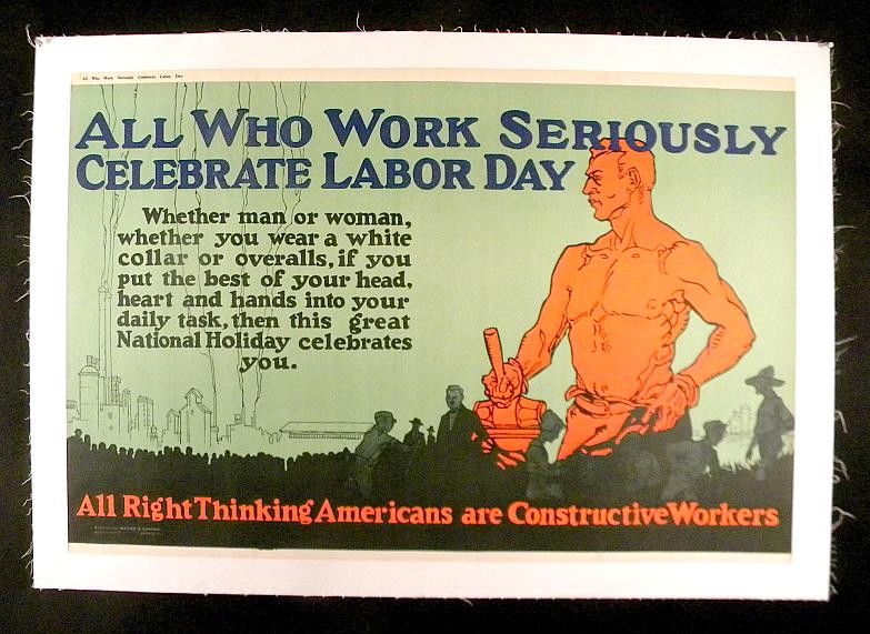 Image result for vintage labor day poster