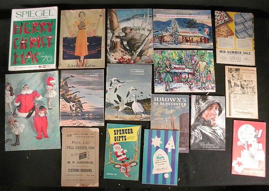 BOXLOT MISC CATALOGS INCL SPIEGEL, LORD & TAYLOR, : BOXLOT CATALOGS INCLUDING LORD & TAYLOR CHRISTMAS, SPIEGEL CHRISTMAS, SPENCER GIFTS, EDDIE BAUER, CARROLL REED, ABERCROMBIE & FITCH, AND OTHERS,